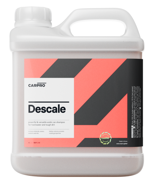 Descale Anti-Kalk Shampoo sauer und ideal für Keramikversiegelungen 4L